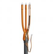 Концевая кабельная муфта КВТ 3РКВТп-10-35/50 (Б) нг-LS внутренней установки для кабеля с резиновой изоляцией до 10 кВ [88124]