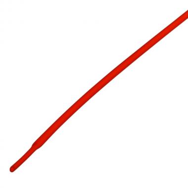 Термоусаживаемая трубка Rexant 1.0/0.5 мм, красная, усадка 2:1, с подавлением горения, нарезка по 1 м [20-1004]