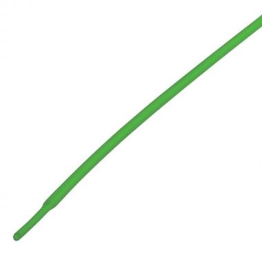 Термоусаживаемая трубка Rexant 1.0/0.5 мм, зеленая, усадка 2:1, с подавлением горения, нарезка по 1 м [20-1003]