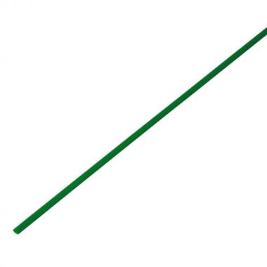 Термоусаживаемая трубка Rexant 1.0/0.5 мм, зеленая, усадка 2:1, с подавлением горения, нарезка по 1 м [20-1003]