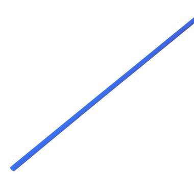 Термоусаживаемая трубка Rexant 1.5/0.75 мм, синяя, усадка 2:1, с подавлением горения, нарезка по 1 м [20-1505]