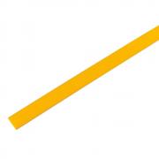 Термоусаживаемая трубка Rexant 13.0/6.5 мм, желтая, усадка 2:1, с подавлением горения, нарезка по 1 м [21-3002]