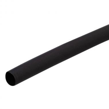 Термоусаживаемая трубка Rexant 3.0/1.5 мм, черная, ролик 2.44 м [29-0006]