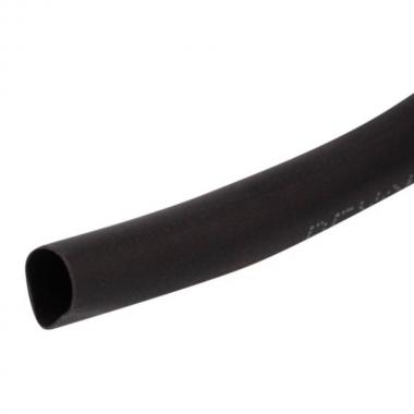 Термоусаживаемая трубка Rexant 5.0/2.5 мм, черная, ролик 2.44 м [29-0026]