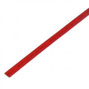 Термоусаживаемая трубка Rexant 7.0/3.5 мм, красная, усадка 2:1, с подавлением горения, нарезка по 1 м [20-7004]