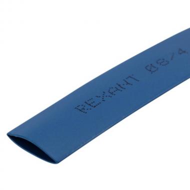 Термоусаживаемая трубка Rexant 8.0/4.0 мм, синяя, ролик 2.44 м [29-0045]