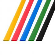 Термоусаживаемые трубки Rexant 10.0/5.0 мм, набор пять цветов, нарезка по 1 м (50 шт) [29-0160]