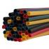 Термоусаживаемые трубки Rexant 3.0/1.5 мм, набор пять цветов, нарезка по 1 м (50 шт) [29-0152]