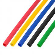 Термоусаживаемые трубки Rexant 6.0/3.0 мм, набор пять цветов, нарезка по 1 м (50 шт) [29-0156]