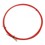 Протяжка кабельная Rexant (мини УЗК в бухте) стеклопруток, красная, Ø 3.5 мм, 3 м [47-1003]