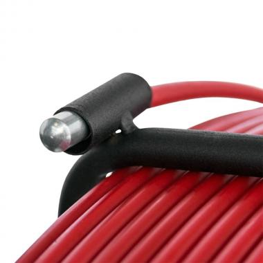 Протяжка кабельная Rexant (УЗК в тележке) стеклопруток, красная, Ø 11 мм, 100 м [47-1110]