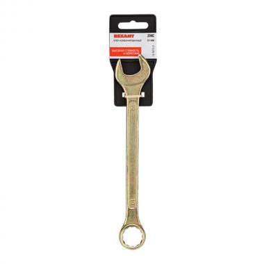 Ключ комбинированный Rexant 19 мм, желтый цинк [12-5813-2]