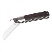 Нож электрика складной КВТ НМ-09 с прямым лезвием и пяткой [68430]