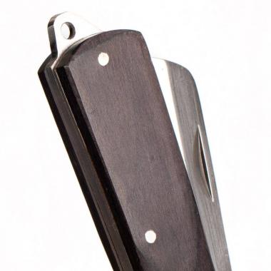 Нож электрика складной КВТ НМ-10 с прямым лезвием для зачистки кабеля [77663]