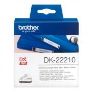 Лента Brother DK22210 непрерывная 29 мм х 30,48 м, белая