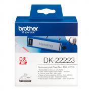 Лента Brother DK22223 непрерывная 50 мм х 30,48 м, белая