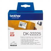 Лента Brother DK22225 непрерывная 38 мм х 30,48 м, белая
