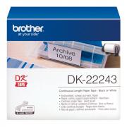 Лента Brother DK22243 непрерывная 102 мм х 30,48 м, белая