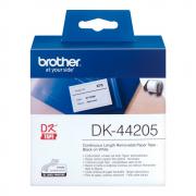 Лента Brother DK44205 непрерывная 62 мм х 30,48 м, белая