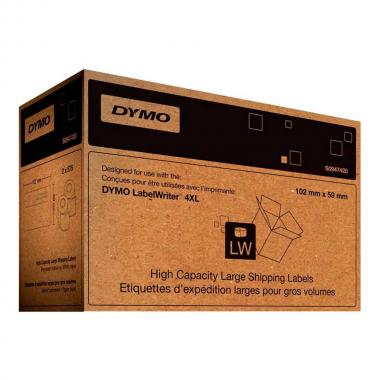 Этикетки Dymo S0947420, 102 x 59 мм, белые (2 х 1050 шт)