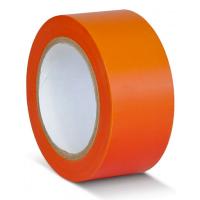 Клейкая лента ПВХ для разметки пола, оранжевая, 50 мм х 33 м