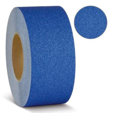 Противоскользящая лента самоклеющаяся, синяя, 75 мм х 18.3 м