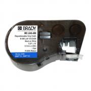 Перемещаемые этикетки Brady MC-240-498, винил, 6.1 мм х 4.88 м, белые [brd143328]