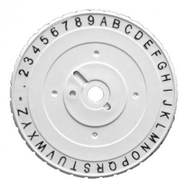 Запасное колесо с латинскими символами для Dymo M1011 [W004365]