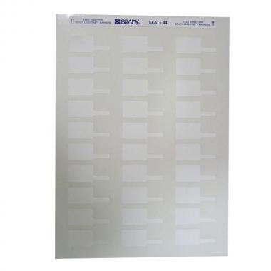 Этикетки-флажки Brady ELAT-44-425 на листах А4, 30 х 10 мм, белые (750 шт) [brd217061]