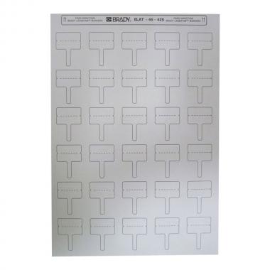 Этикетки-флажки Brady ELAT-45-425 на листах А4, 30 х 10 мм, белые (750 шт) [brd217062]