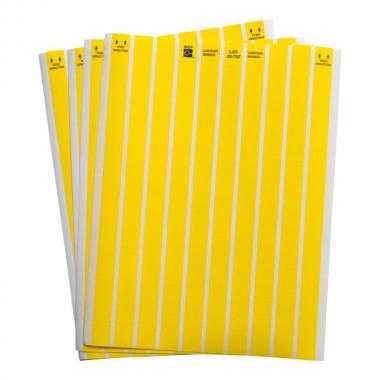 Этикетки Brady LAT-5-747YL-10 на листах LETTER, 20,32 х 12,7 мм, желтые (10 000 шт) [brd29787]