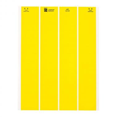 Этикетки Brady LAT-12-747YL-2.5 на листах LETTER, 76,20 х 6,35 мм, желтые (2500 шт) [brd29793]