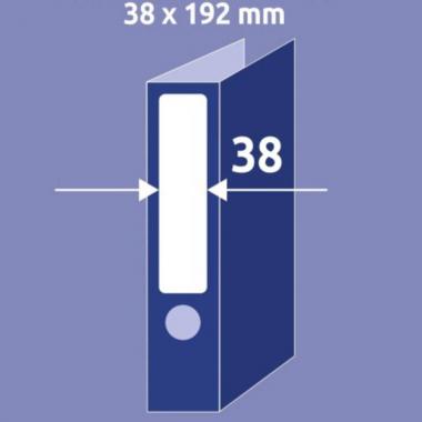 Этикетки для корешков папок Avery Zweckform, 38 х 192 мм, белый (70 шт, 10 листов) [L4760-10]