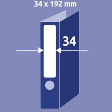 Этикетки для корешков папок Avery Zweckform, 34 х 192 мм, белый (240 шт, 30 листов) [L6060-25]