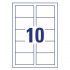 Заготовки для визиток Avery Zweckform, 85 х 54 мм, бежевый мрамор, матовые, 10 шт на листе А4 (10 листов) [C32095-10]