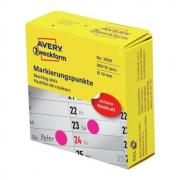 Этикетки-точки в диспенсере Avery Zweckform, Ø 10 мм, розовый (800 шт) [3850]