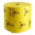 Салфетки для сбора химических проливов Brady CH30-DP-E ярко желтого цвета с STF пиктограммой 76 см х 46 м, рулон на 155 литров [spc309073]