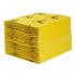 Салфетки для сбора химических проливов Brady CH200-Е ярко желтые с STF пиктограммой, 38 х 48 см (200 шт) [spc309071]