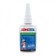 Цианоакрилатный клей Adhesol 441 Ps для проблемных поверхностей, 50 мл [441104]
