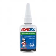 Цианоакрилатный клей Adhesol 444 с эластомерными добавками, ударопрочный, 50 мл [444101]