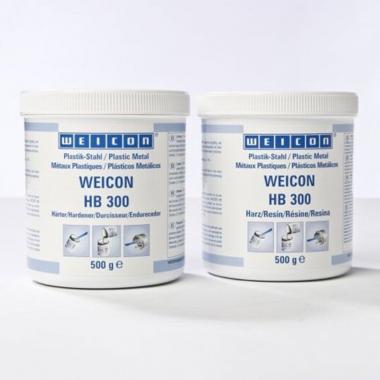 Металло-пластик Weicon HB 300 наполненный сталью, 1 кг [wcn10450010]