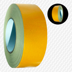 Светоотражающая лента желтая, 50 мм х 45.7 м