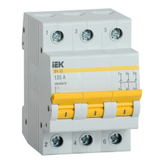 Выключатель нагрузки IEK KARAT, ВН-32, 3P, 125А [MNV10-3-125]
