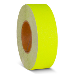 Противоскользящая лента сигнально-жёлтая, 25 мм х 18.3 м