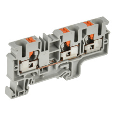 Клеммная колодка многовыводная IEK "ARMAFIX" CP-MC 10 мм², фаза, серая [YCT22-00-3-K03-010]