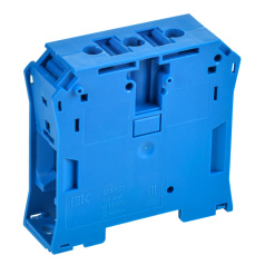 Клеммная колодка проходная IEK "ARMAFIX" CTS 120 мм², ноль, синяя [YCT10-00-K07-120]