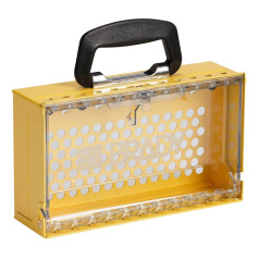 Бокс групповой с ручкой Brady SlimView, сталь и поликарбонат, количество отверстий для замков 12, жёлтый [gws151761]