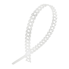 Хомут-стяжка полимерная многоразовая Rexant 300 х 10 мм, прозрачная (20 шт) [07-7309]