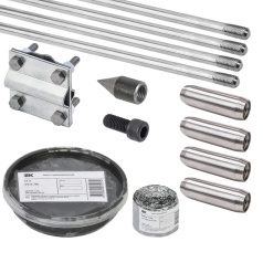 Комплект заземления IEK 6/14, нержавеющая сталь [ZKZ10-20-014-06]