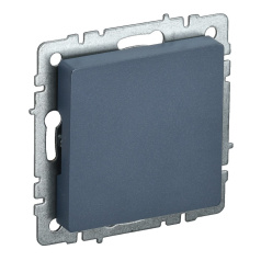 Заглушка IEK BRITE c суппортом МЗ10-БрМ маренго [BR-PL10-K35]